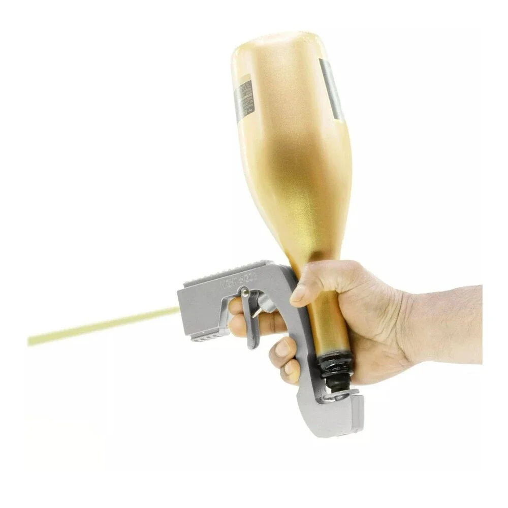 Cozylife Champagne Spray Gun Shooter Silver Metal Beer Bottle Sprayer Reusable